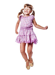 jumping little girl © Olga Sapegina