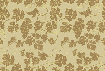 Seamless texture with vines.