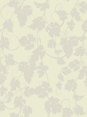 Vector background with vines in vintage style.