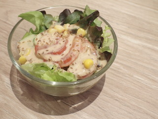 small bowl of salad