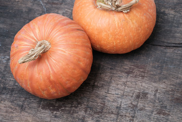Isolated orange pumpkin