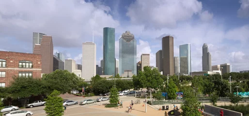 Poster Houston Downtown, Texas, USA © sunsinger
