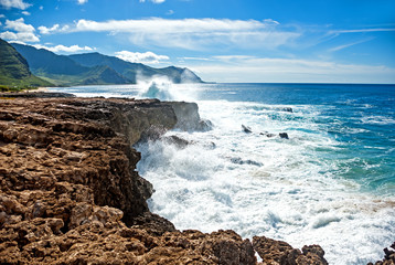 Can't drive any further than to this beautiful lands end spot at Kaena Point,  Oahu.