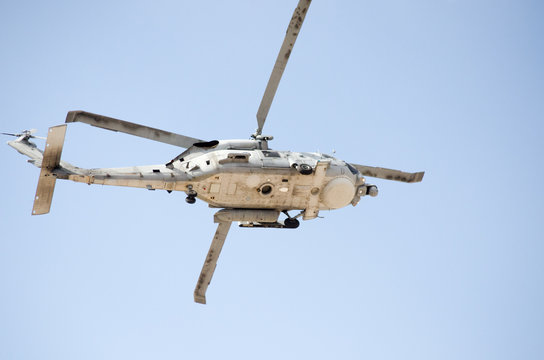 Black hawk helicopter rescue team down radar avionics view