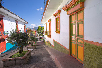 Fototapeta na wymiar Streets of Jerico; Antioquia