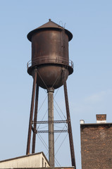 old water tower in Utica NY