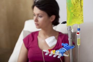 Illustration of domiciliary care Chemotherapy