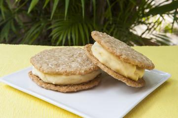 Lemon Ice Cream Sandwiches
