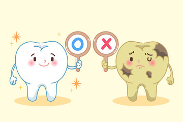 cute cartoon tooth
