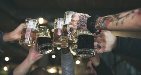 Acrylglas Duschewand mit Foto Bar Craft Beer Booze Brew Alcohol Celebrate Refreshment