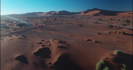 Panorama du désert namibien
