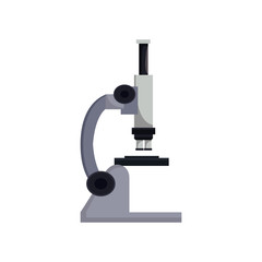 chemistry microscope for laboratory analysis equipment vector illustration