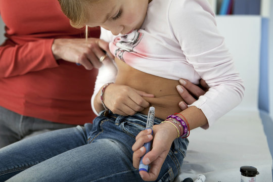 Treating diabetes in a child
