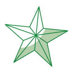 star decorative isolated icon vector illustration design