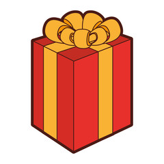 giftbox present isolated icon vector illustration design