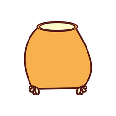 sack bag pouch vector illustration graphic design icon