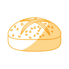 dinner roll loaf vector illustration graphic design icon