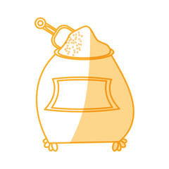 flours sack sugar vector illustration graphic design icon