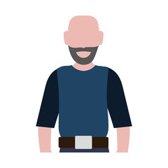 faceless man adult vector illustration graphic design icon