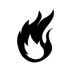 fire flame signal icon vector illustration design