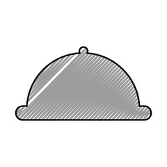 tray server isolated icon vector illustration design