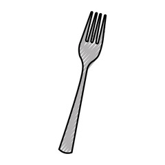 kitchen fork isolated icon vector illustration design