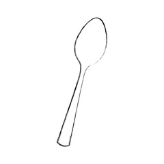 kitchen spoon isolated icon vector illustration design