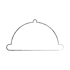 tray server isolated icon vector illustration design