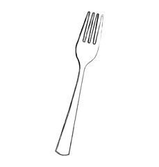 kitchen fork isolated icon vector illustration design