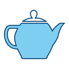 teapot tea hot icon vector illustration graphic design