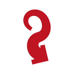 shape arrow curve icon vector illustration graphic design