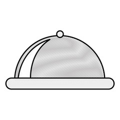tray server isolated icon vector illustration design