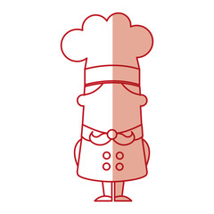 funny chef avatar character vector illustration design