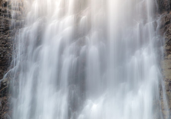 Obraz na płótnie Canvas Close up waterfall background