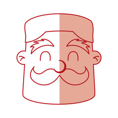 funny chef avatar character vector illustration design