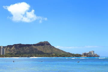 Naklejka premium ダイヤモンドヘッド