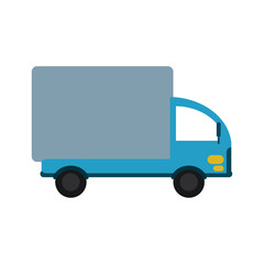 truck flat illustration icon vector design graphic