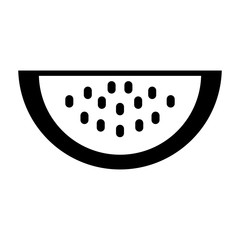 watermelon fresh fruit isolated icon vector illustration design