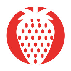 strawberry fresh fruit isolated icon vector illustration design