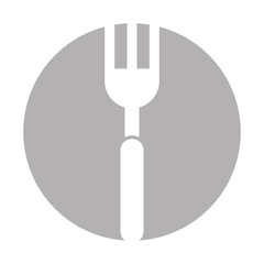 fork cutlery isolated icon vector illustration design