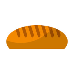 delicious bread isolated icon vector illustration design