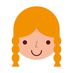 beautiful girl farmer icon vector illustration design