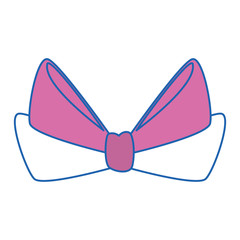 tape bow knot vector illustration graphic design icon