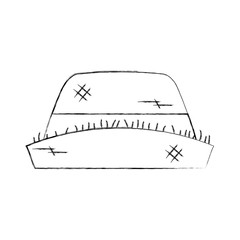 male farmer hat icon vector illustration design