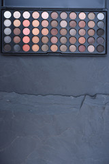 collection of make up and cosmetic beauty products arranged