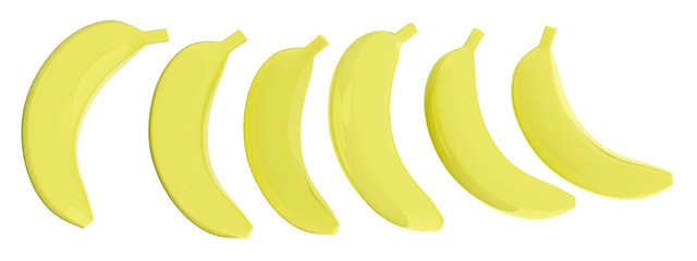 bananas. 3d illustration