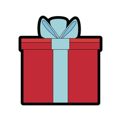gift present box vector illustration graphic design icon