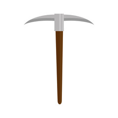 pickaxe excavation dig vector illustration graphic design icon