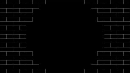 black brick wall texture seamless pattern, abstract background, black metro bricks texture seamless, modern stone black brick wall texture and background