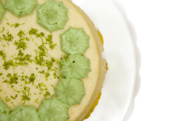 Single Layered Key Lime Cheesecake